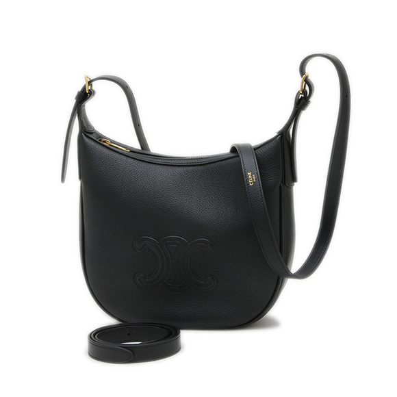 Celine Small Eloise Shoulder Bag in Black Leather (117253) - Picture 1 of 8